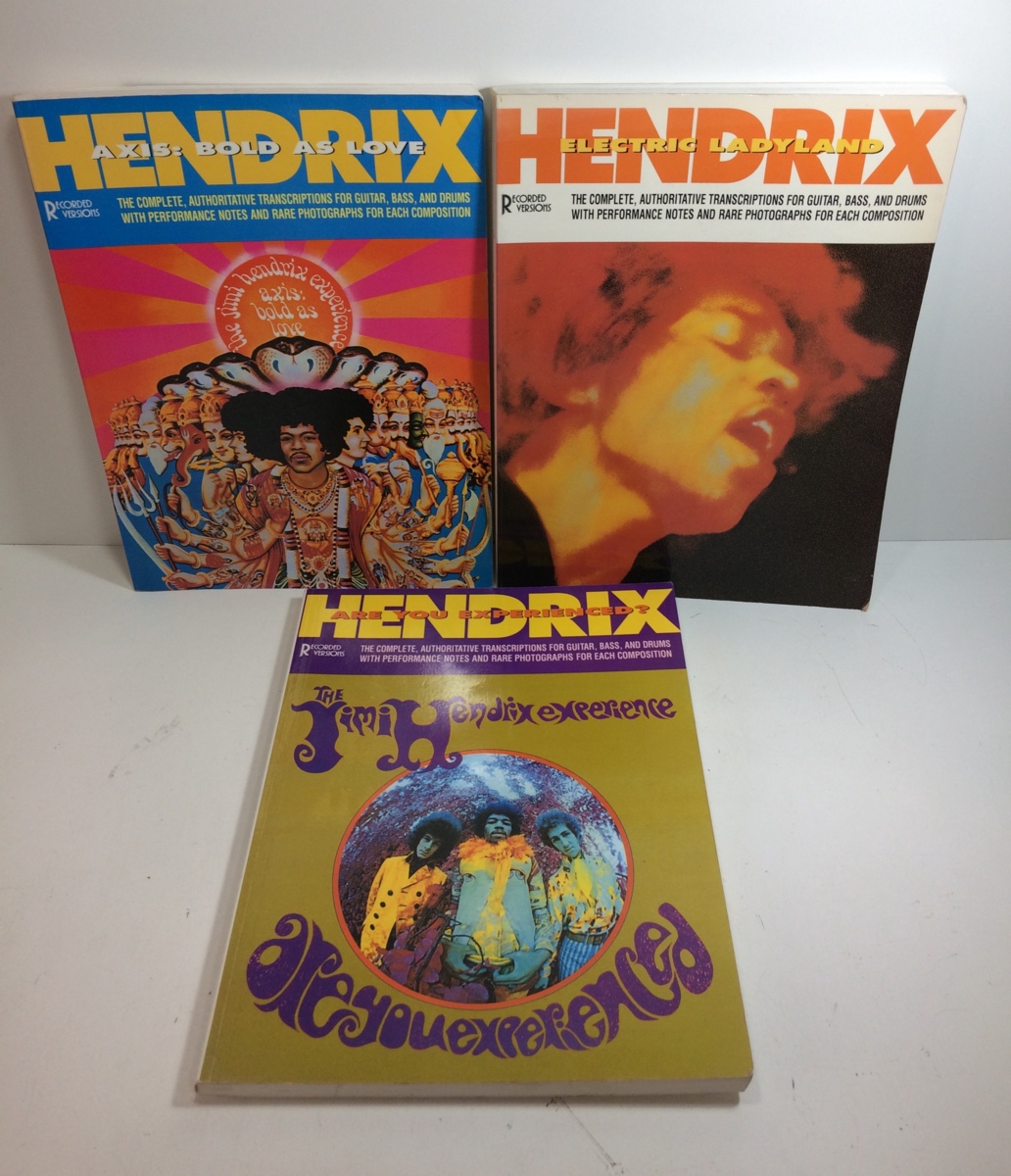 【楽譜】ジミ・ヘンドリクス JIMI HENDRIX＜10冊まとめ＞洋書 ◆大型本 ジミヘン バンドスコア ギター楽譜 RECORDED VERSIONS◇ ☆