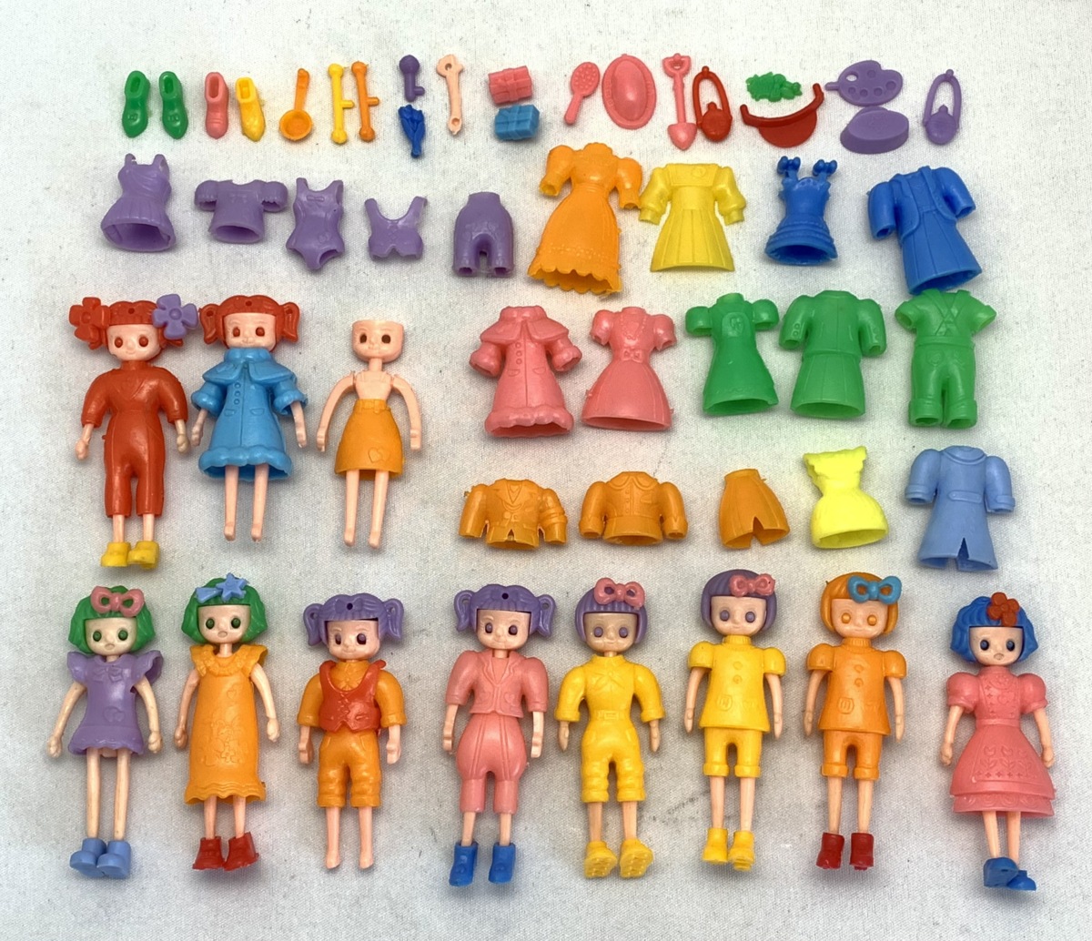 おもちゃグリコパピー　パピーちゃん　昭和レトロ　着せ替え人形