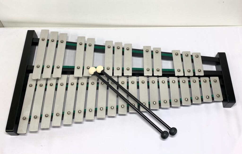 SAITO グロッケン 卓上鉄琴 32 マレット付き - 打楽器