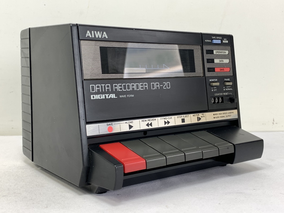 AIWA アイワ DATA RECORDER DR-20＜CMTケーブル付き＞◇MSX データ