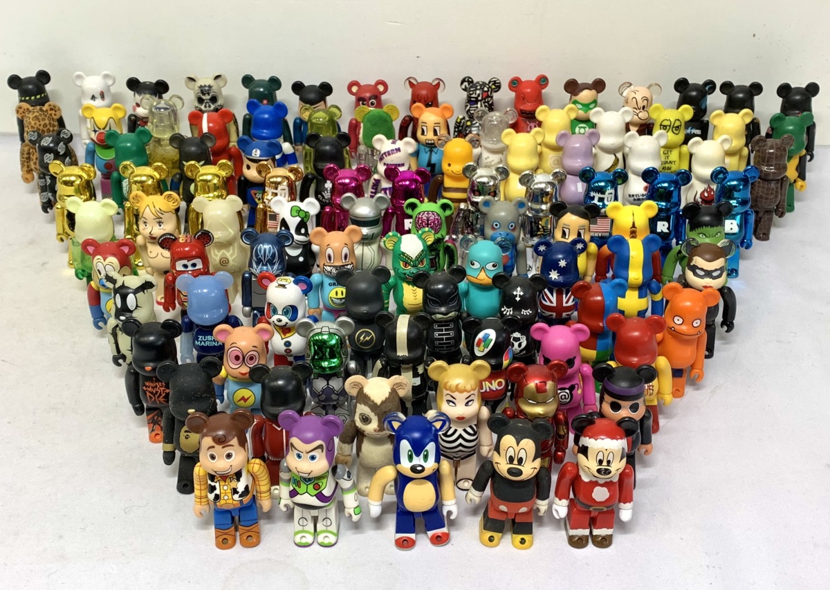 BE@RBRICK ベアブリック＜97体まとめて＞◆ミッキーマウス アイアンマン トイストーリー ギズモ ソニック グレンラガン ウォーホル ほか □