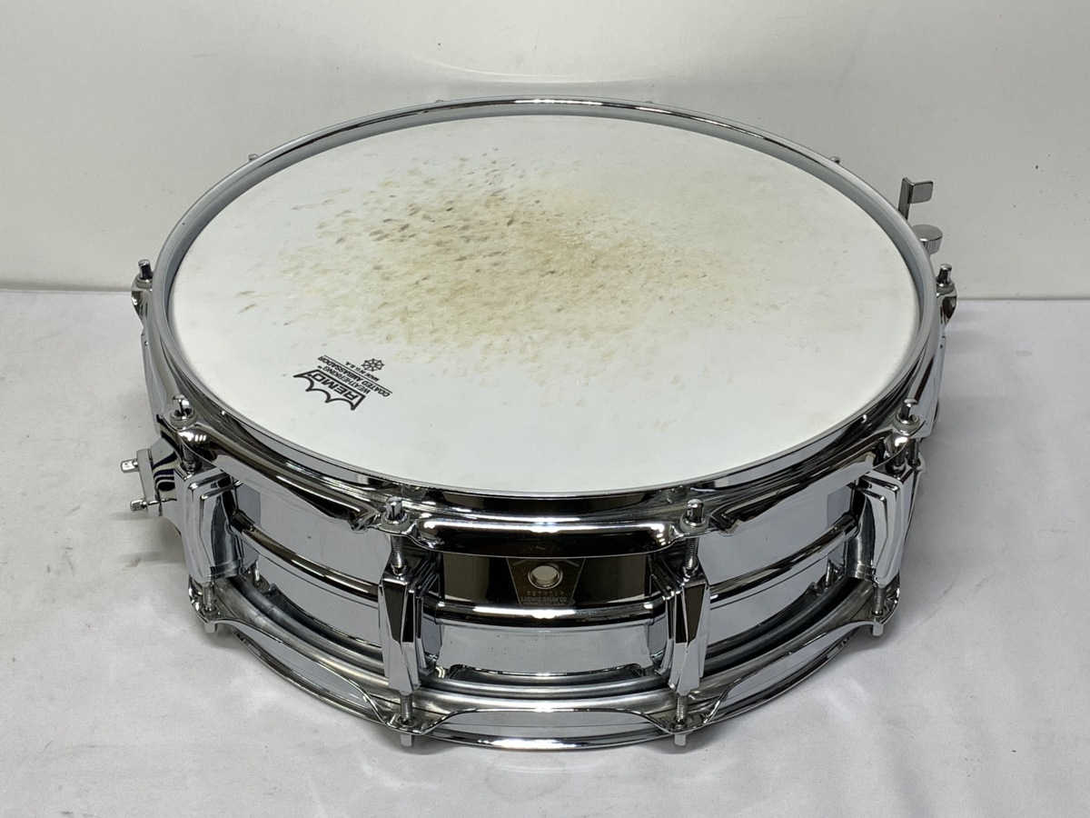 Ludwig ラディック LM400 14 x 5インチ スネア＜ソフトケース付き＞◆スープラフォニック クロームメッキシェル◇Pearl スナッピー □