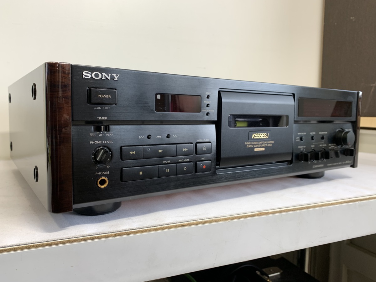 SONY ソニー TC-K555ESJ＜元箱付き＞ブラック◆カセットデッキ