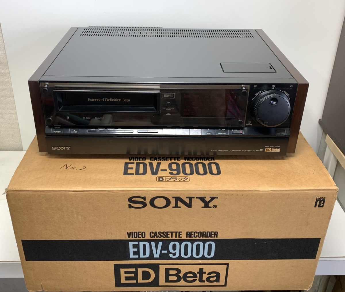 SONY ソニー EDV-9000＜元箱付き＞◇β ベータ ED Beta ビデオカセット