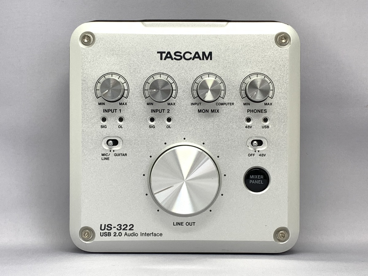TASCAM US-322 オーディオインターフェース