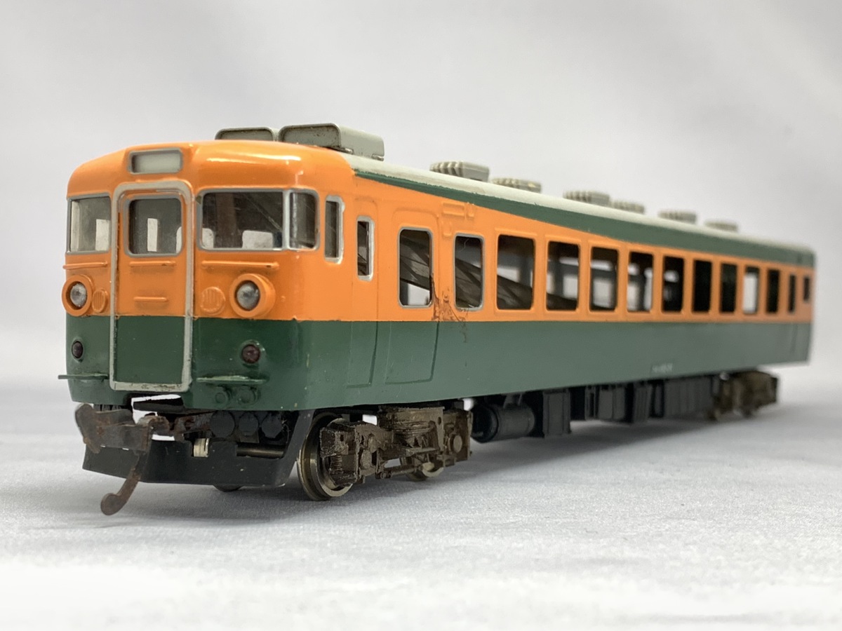 ホビー・楽器・アートHO急行形クハ165 モハ164 クモハ165 - 鉄道模型