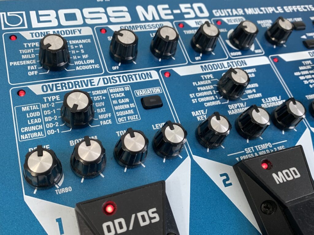 ○BOSS ME-50 マルチエフェクター - 楽器/器材