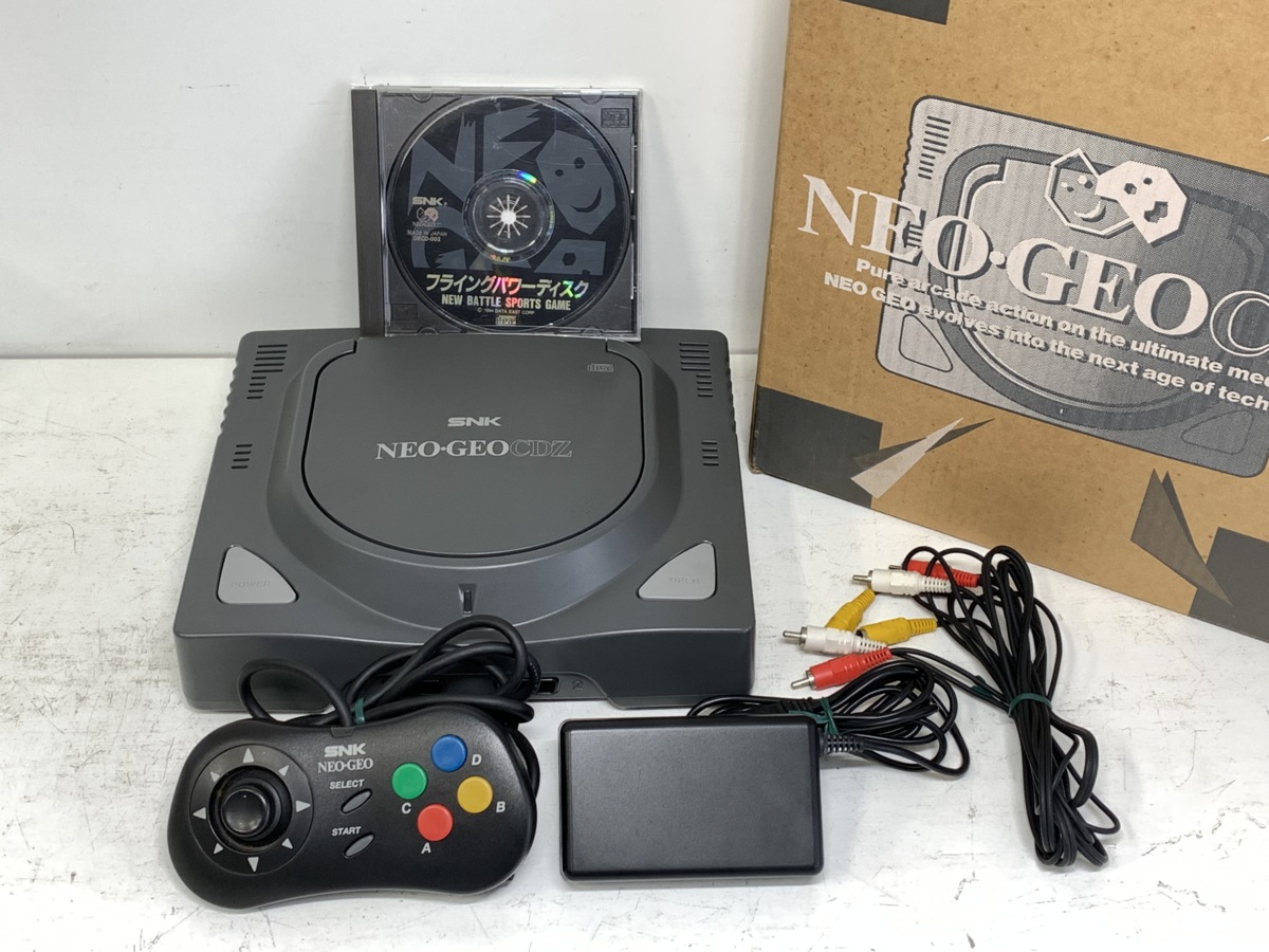 SNK NEOGEO CDZ＜元箱付き＞◆フライングパワーディスク◇ネオジオCDZ