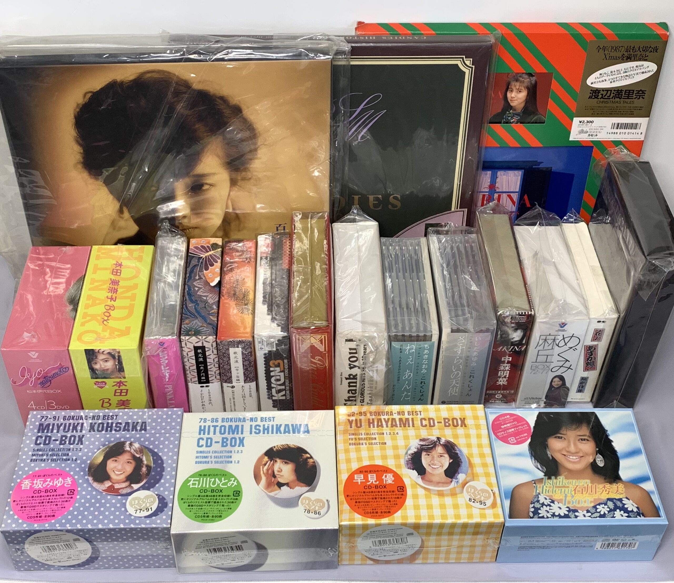 昭和～平成アイドル系CD-BOX＜大量まとめて＞未開封多数