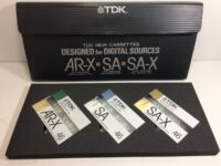 【未開封未使用品】TDK カセットテープ NEW CASSETTES DESIGNED for DIGITAL SOURCES＜保管ケースつき＞AR-X SA SA-X ３本セット