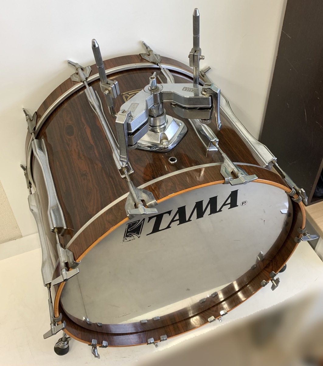 TAMA タマ Artstar バスドラム 22ｘ16インチ◆ウッドシェル 木目 アートスター◇タムホルダー OMNILOCK 付き