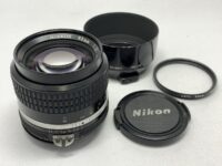 Nikon ニコン Ai-S NIKKOR 85mm F2◆HS-10 スナップオンメタルフード／L37C UVフィルター 付き