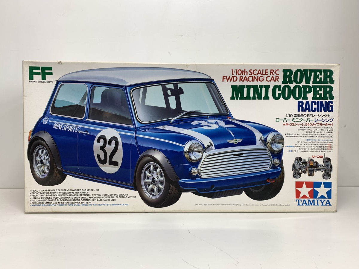 TAMIYA タミヤ 1/10 ROVER MINI COOPER◆ローバー ミニクーパー レーシング◇M-03シャーシ◆田宮 ITEM 58211