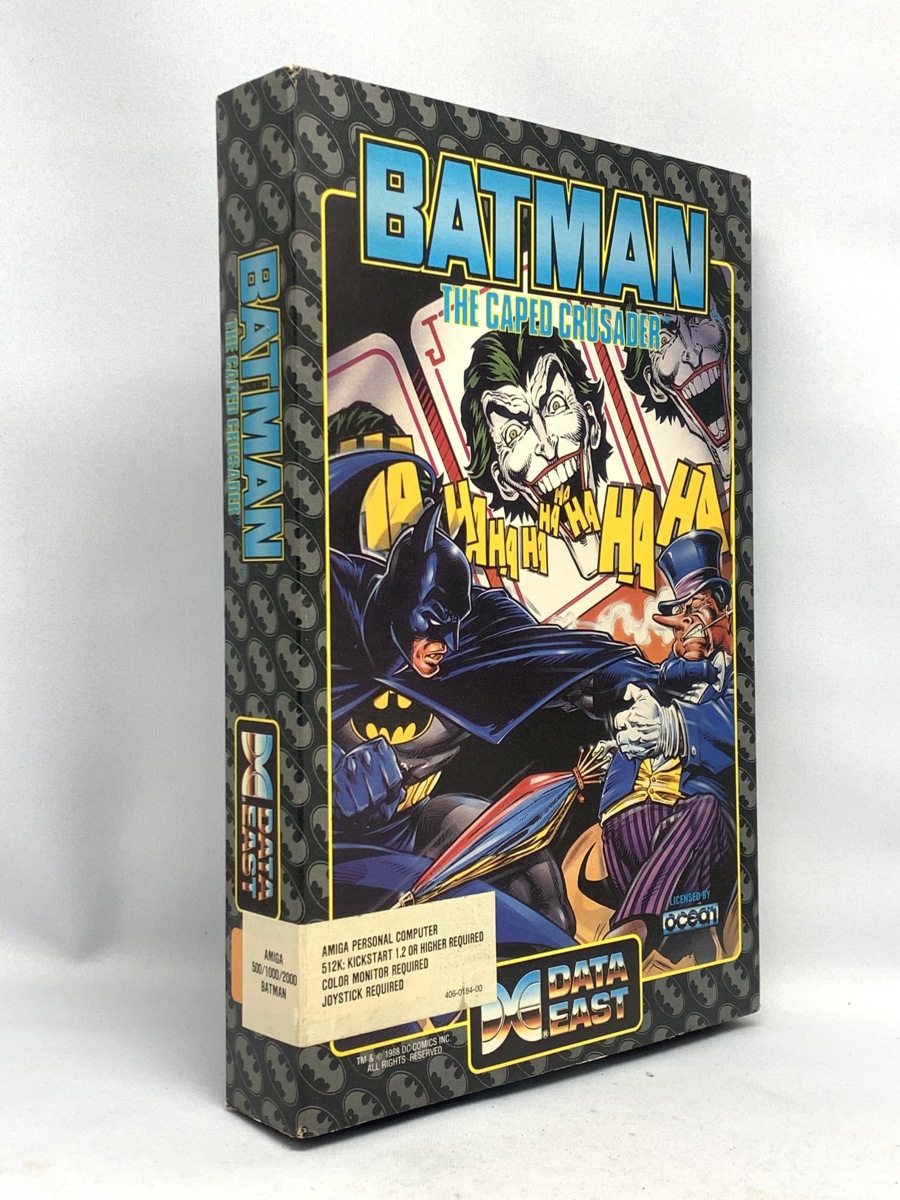 Amiga ゲーム BATMAN: the Caped Crusader＜元箱付き＞◆Data East データイースト バットマン◇3.5インチFD ビンテージPCソフト