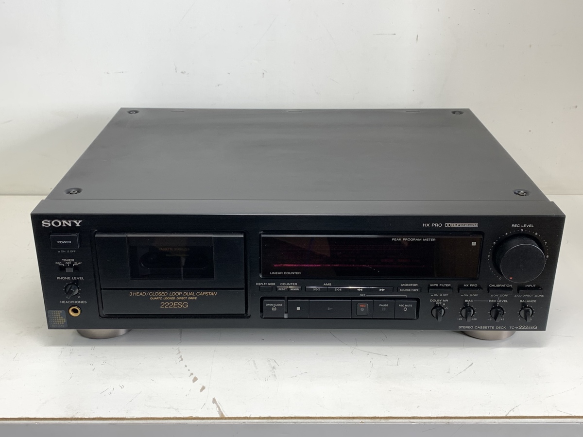 SONY ソニー TC-K222ESG◆カセットデッキ