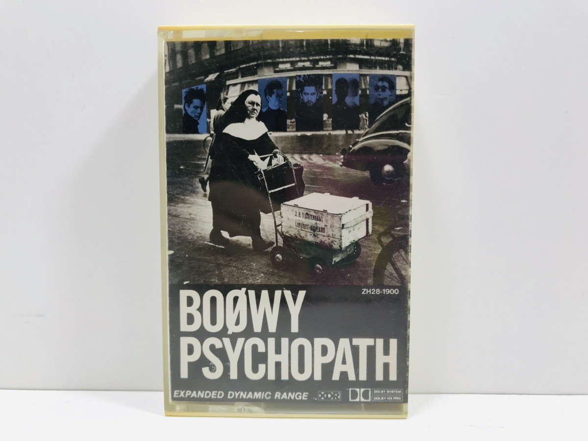 カセットテープ「BOØWY / PSYCHOPATH」◆LIAR GIRL / PLASTIC BOMB / 季節が君だけを変える ほか ZH28-1900