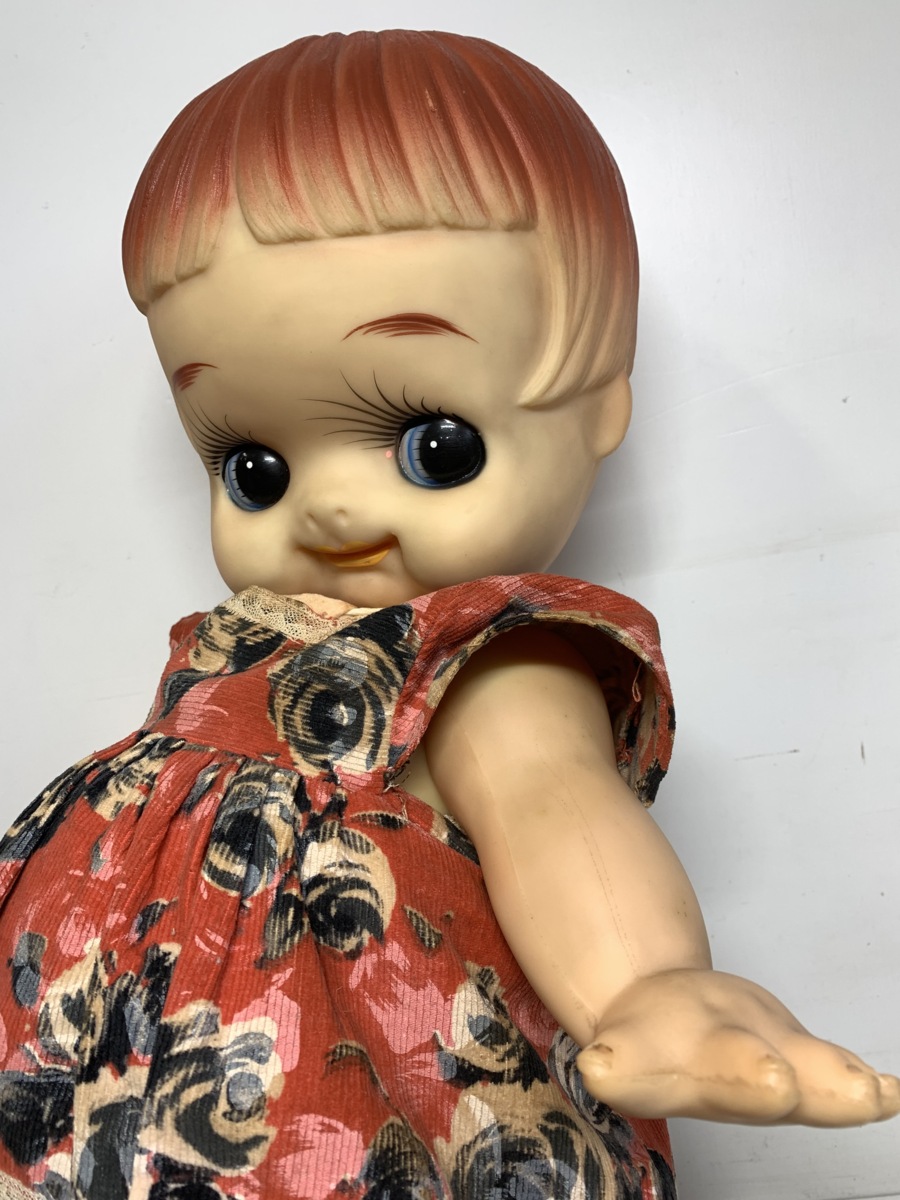 デコちゃん キューピー人形＜約53cm＞日本製 当時物 昭和レトロ玩具 ビンテージトイ