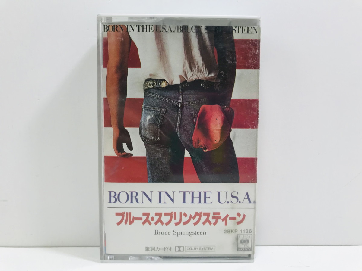 カセットテープ「ブルース・スプリングスティーン／BORN IN THE U.S.A」