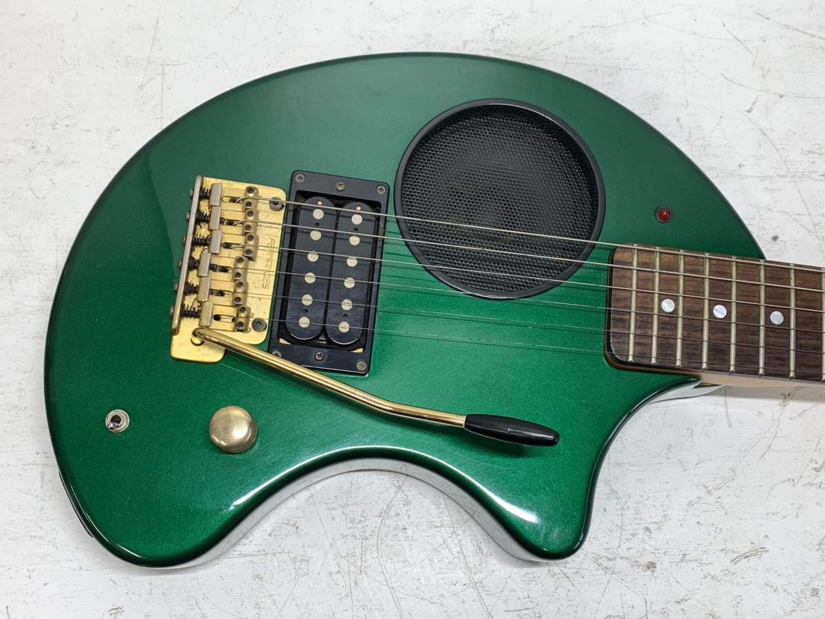 FERNANDES ZO-3 芸達者 / トレモロアーム メタリックグリーン 緑 フェルナンデス アンプ内蔵ミニギター | 出張買取 東京コレクターズ