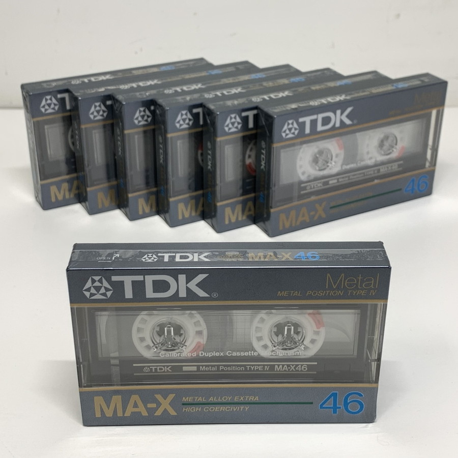 【未開封】カセットテープ TDK MA-X46＜7本まとめて＞メタルポジション TYPE-IV | 出張買取 東京コレクターズ
