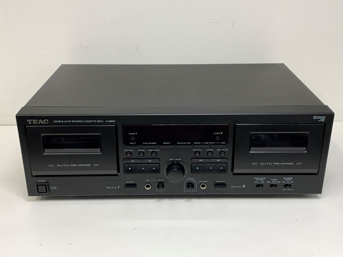 TEAC ティアック W-890R B カセットデッキ