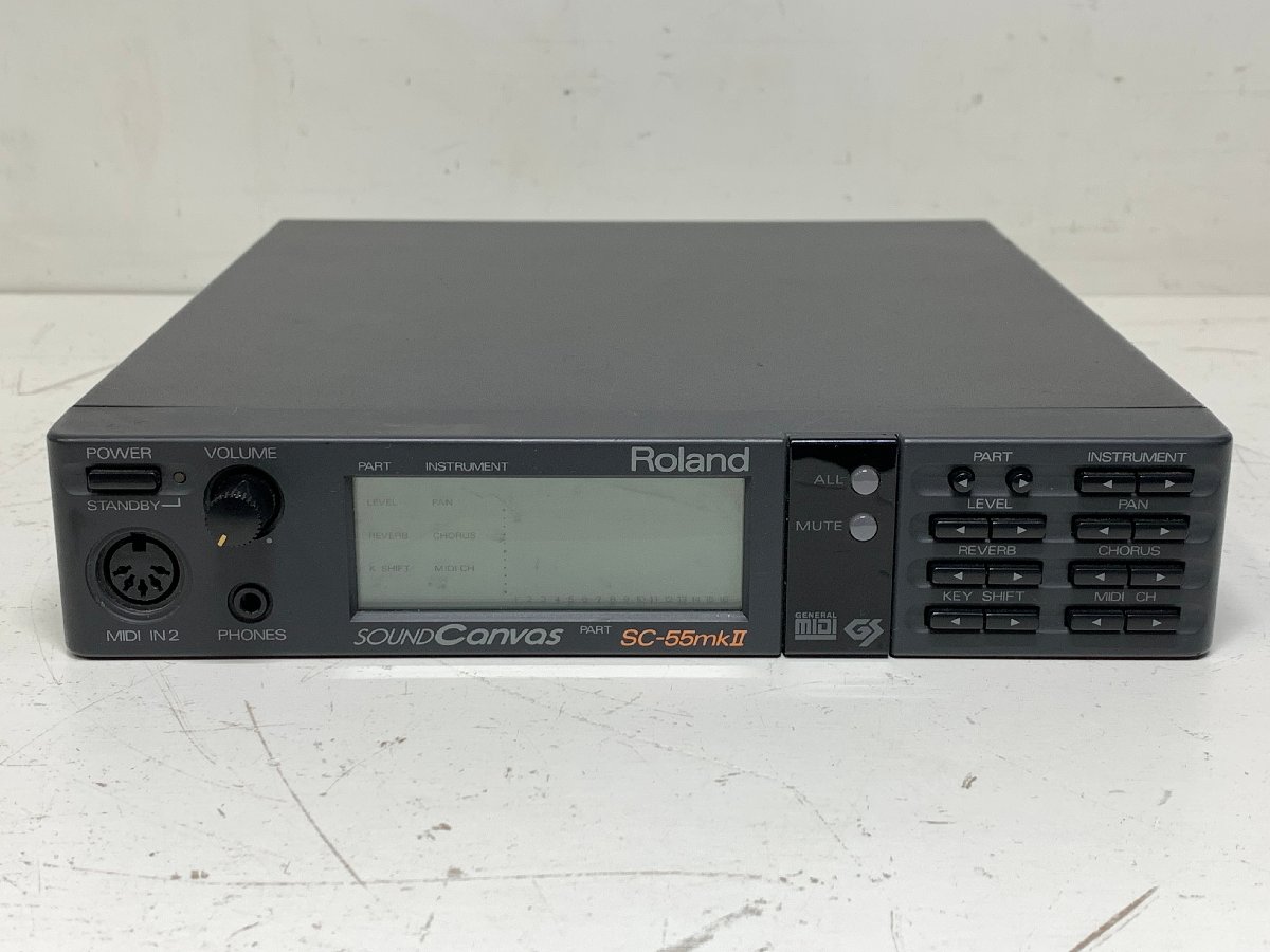 Roland ローランド SC-55mkII Sound Canvas GS/GM MIDI音源モジュール