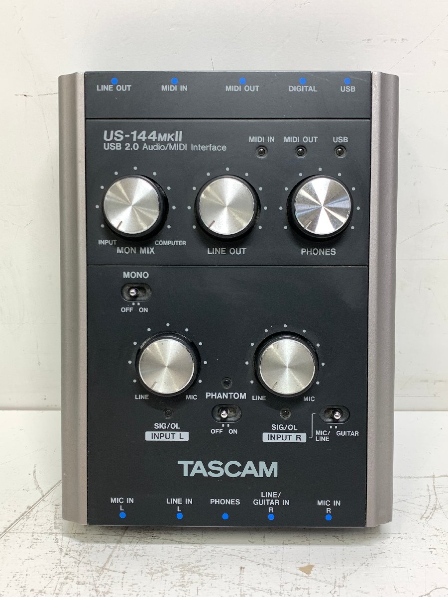 TASCAM タスカム US-144MKII USBオーディオ／MIDIインターフェース