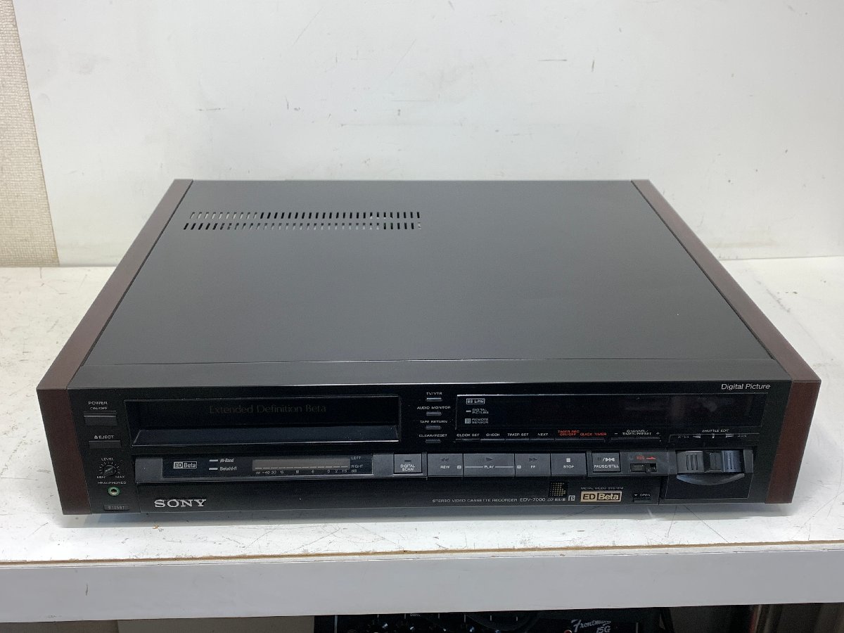 ☆SONY Betamax SL-HF85D Hi-Band Beta ベータ ビデオデッキ ジャンク 