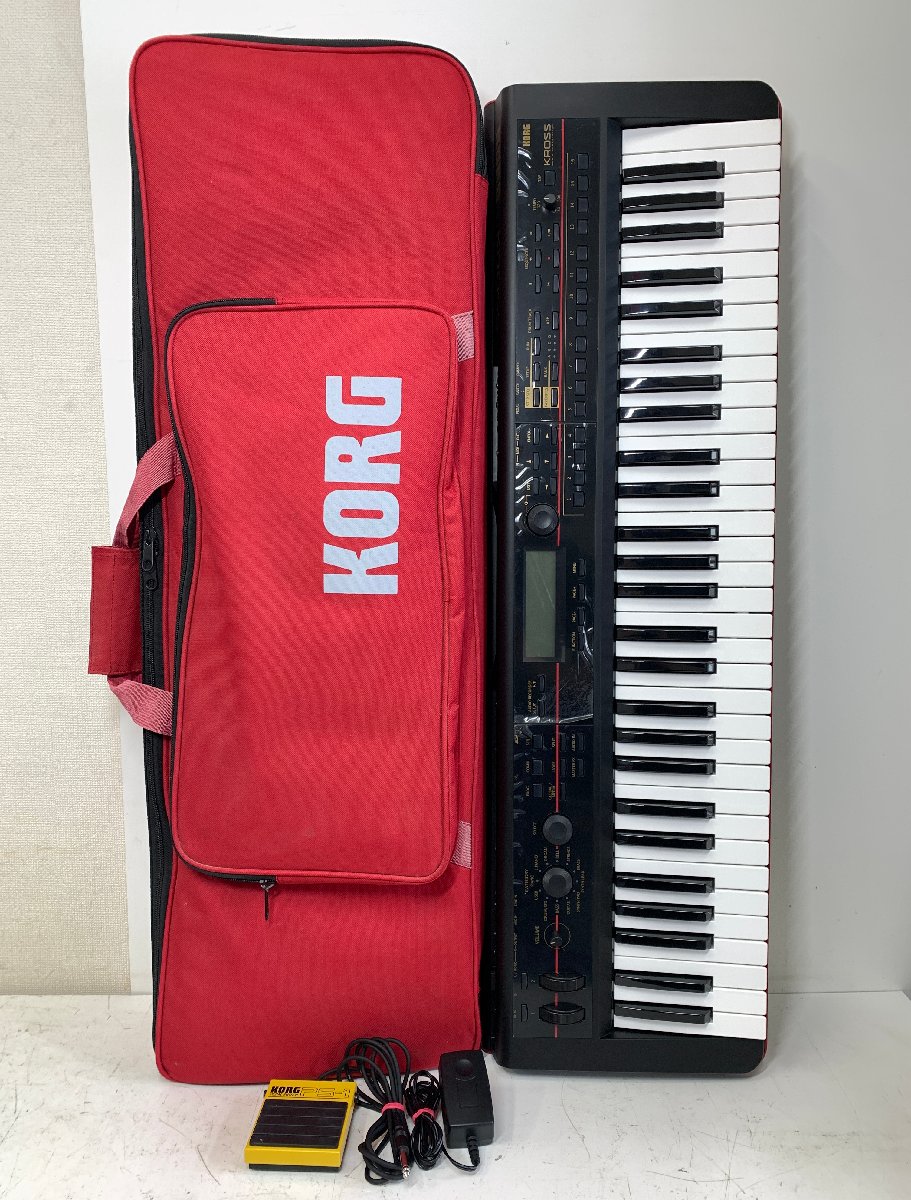 特価商品 KORG KROSS-61 シンセサイザー キーボード 本体＆ケース 鍵盤