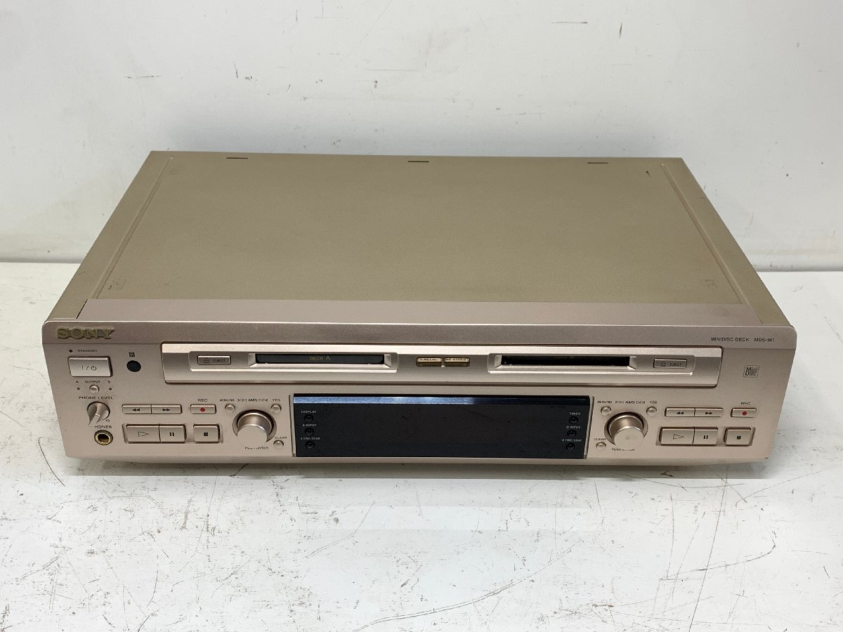 SONY ダブルMDレコーダー MDS-W1 (デパート historic collection) wyw801m