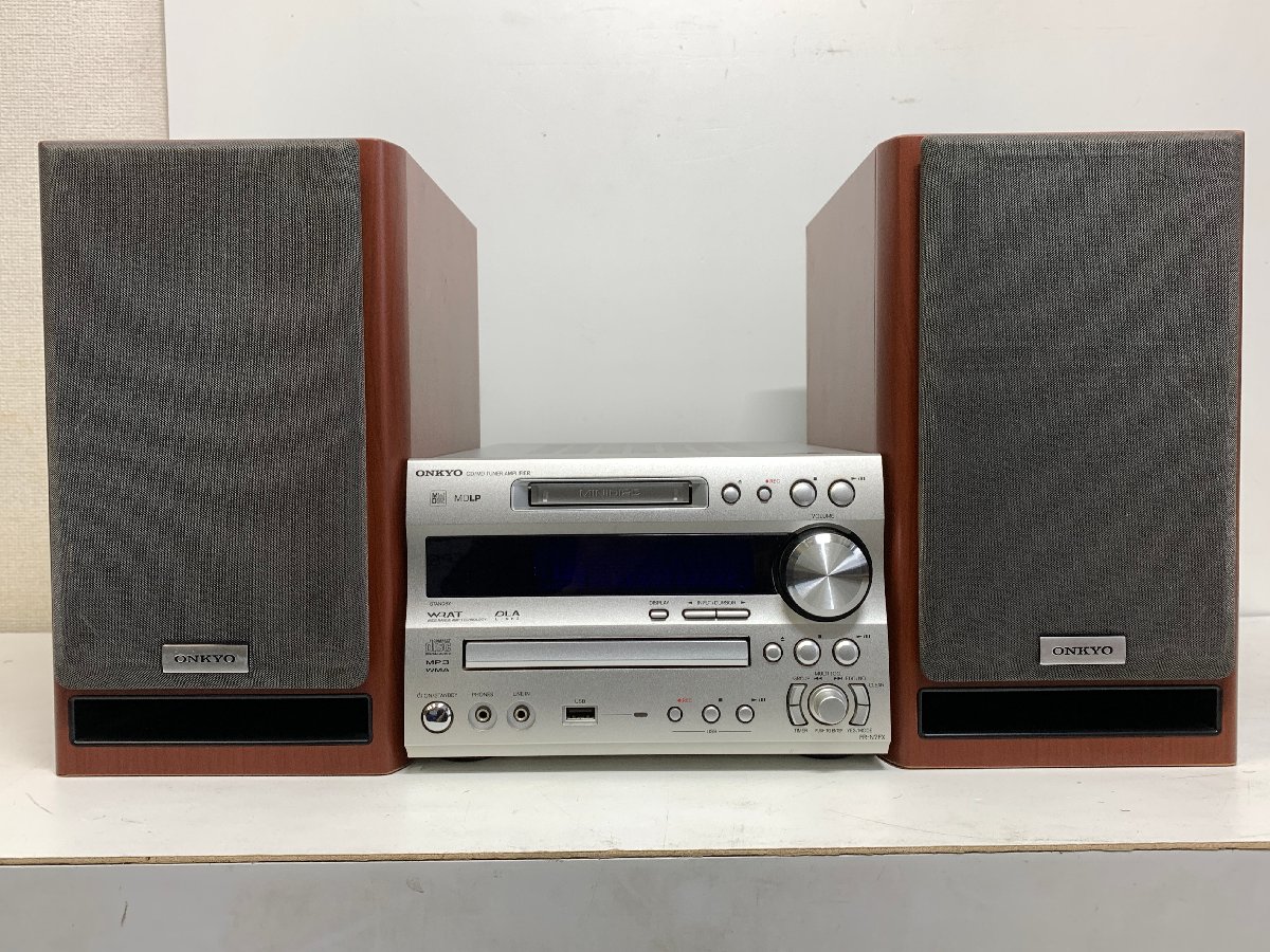 ONKYO オンキヨー FR-V77 CD MDチューナーアンプ - ラジオ・コンポ