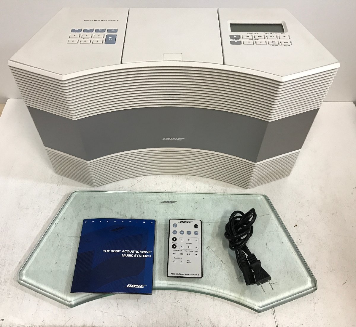 BOSE Acoustic Wave music system Ⅱ 純正ガラス台付き | 出張買取 