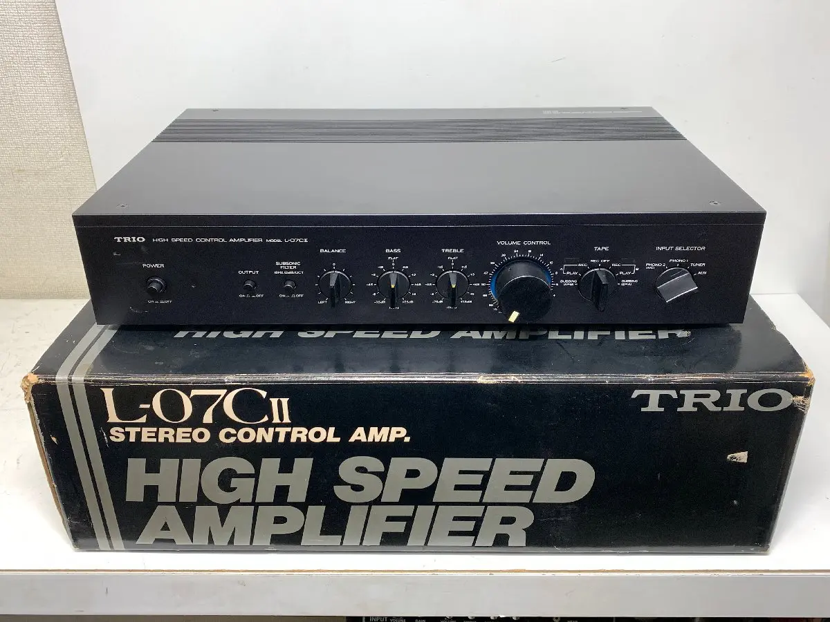 TRIO L-07CII HIGH SPEED CONTROL AMPLIFIE - レコーディング/PA機器