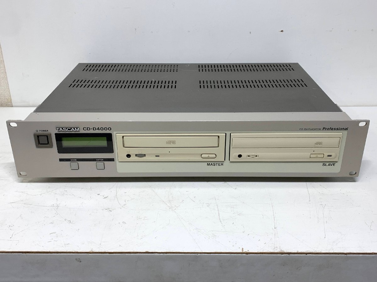TASCAM CD-D4000 タスカム 業務用CDデュプリケーター 2Uラックマウント