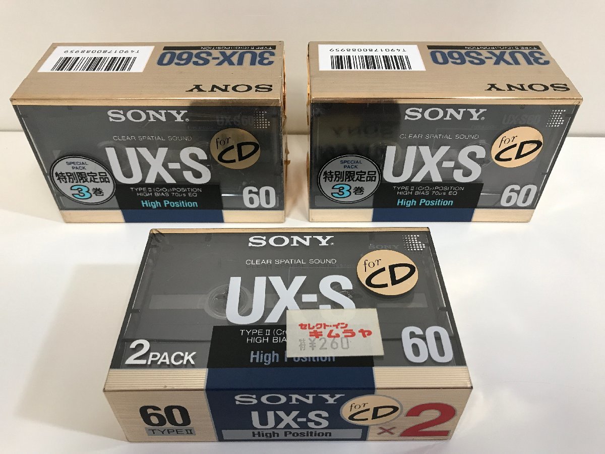 カセットテープ SONY UX-S 60 HIGH POSITION