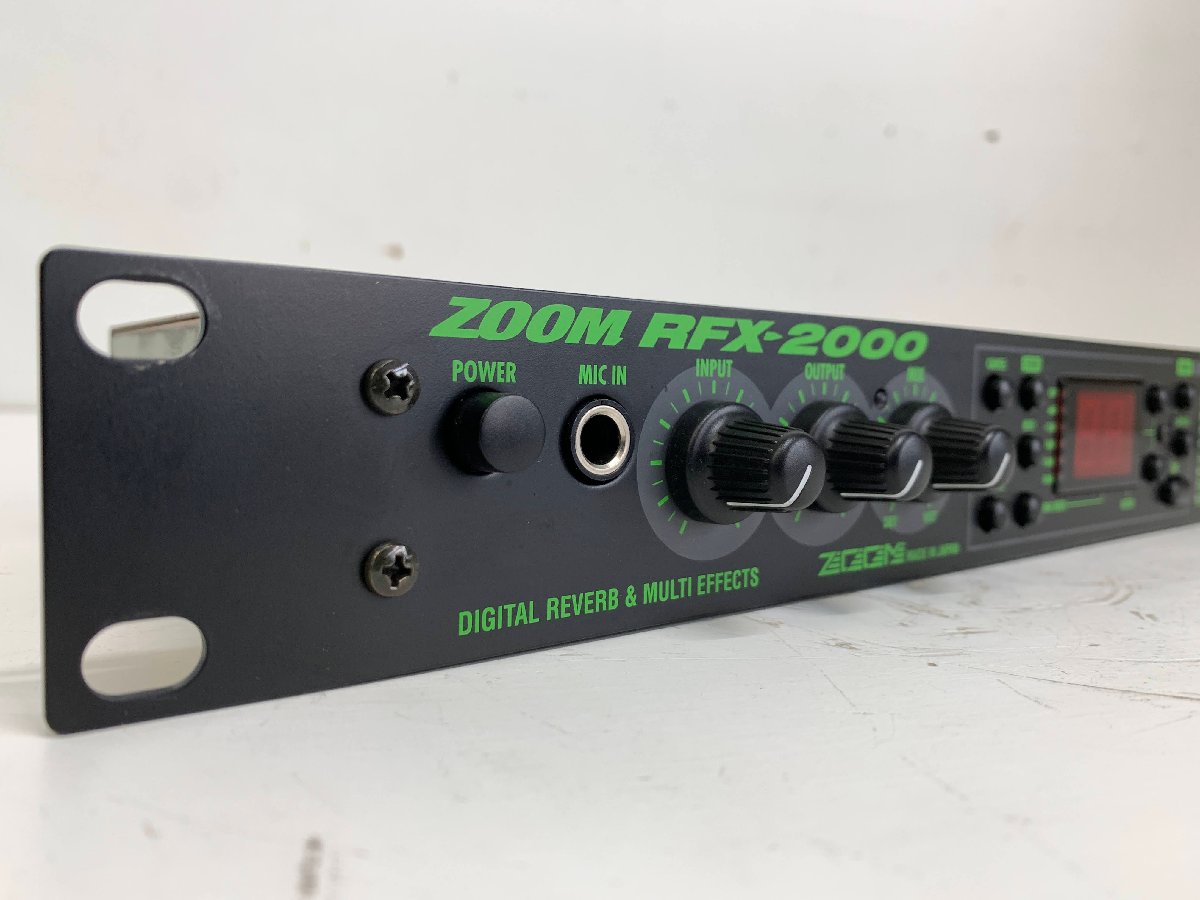 ZOOM RFX-2000 ズーム リバーブ＆マルチエフェクター 1Uラックマウント
