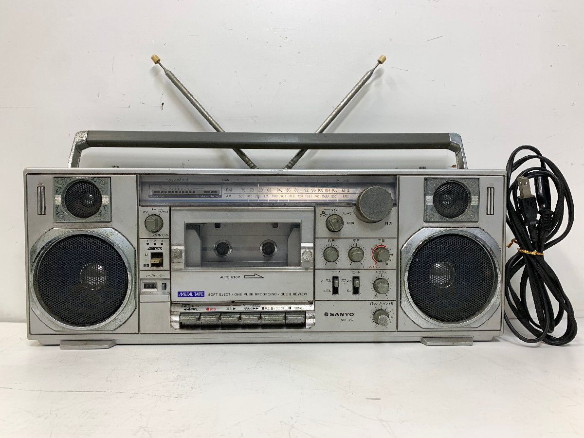 大人気新品 - SANYO サンヨー ラジカセ MR 古品 −V8 取扱説明書 