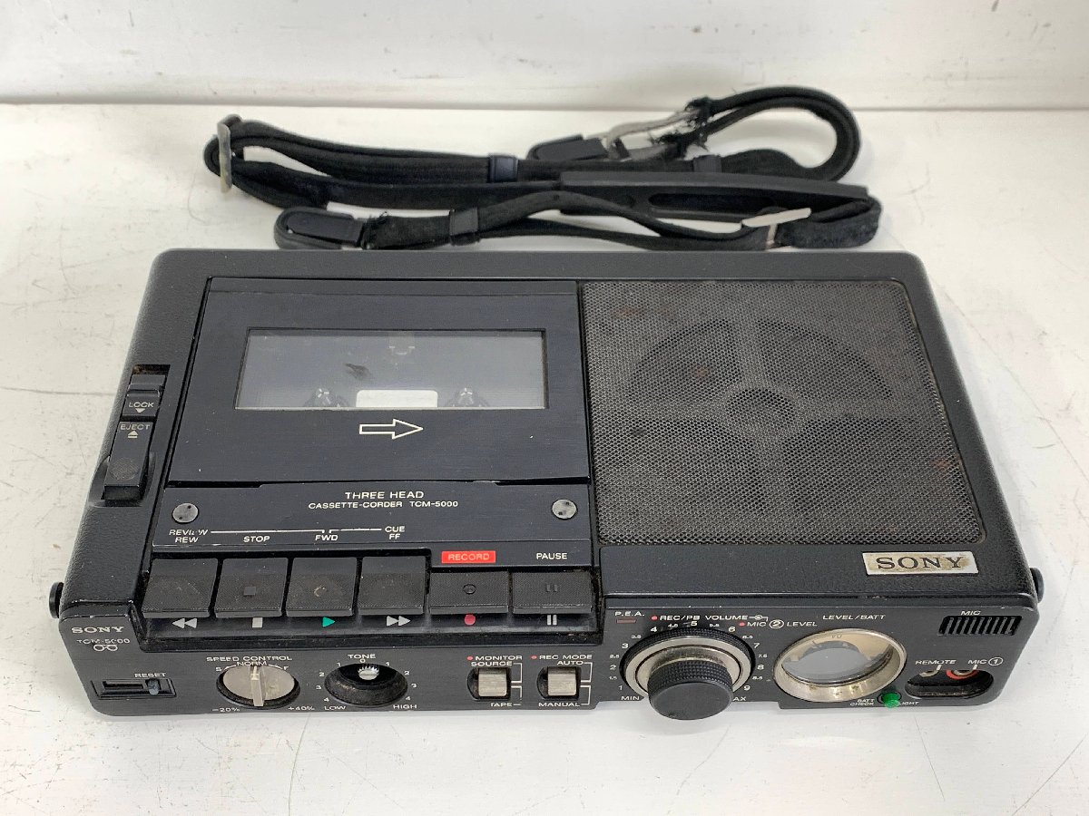 SONY TCM-5000 ソニー カセットレコーダー ビジネスデンスケ | 出張 ...