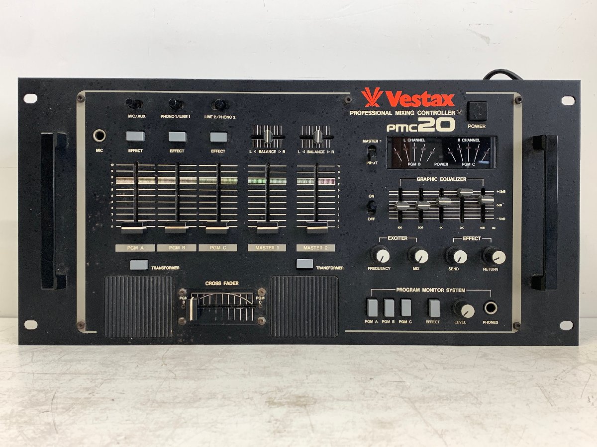 VESTAX PMC-20 ベスタクス DJミキサー ミキシングコントローラー 