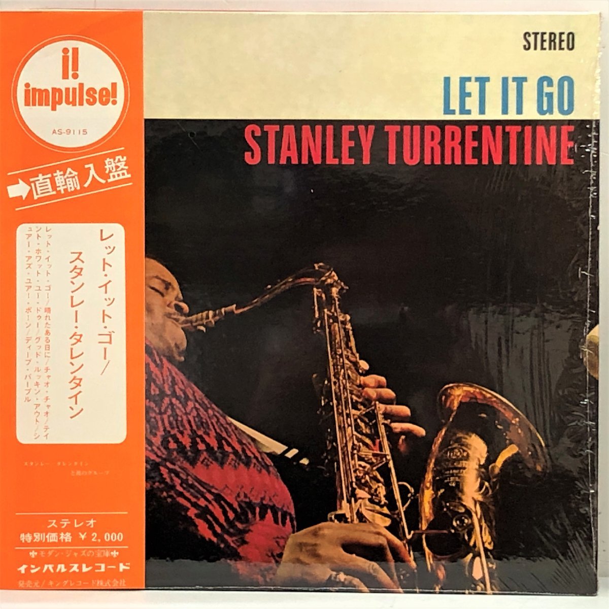 【US盤 LP】STANLEY TURRENTINE / LET IT GO