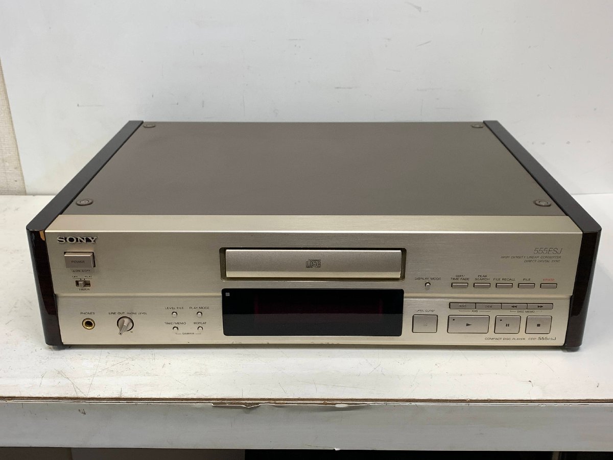 SONY ソニー CDP-555ESJ ゴールド CDプレイヤー（CDデッキ）オーディオ機器 | www.sanpietrodorzio.it