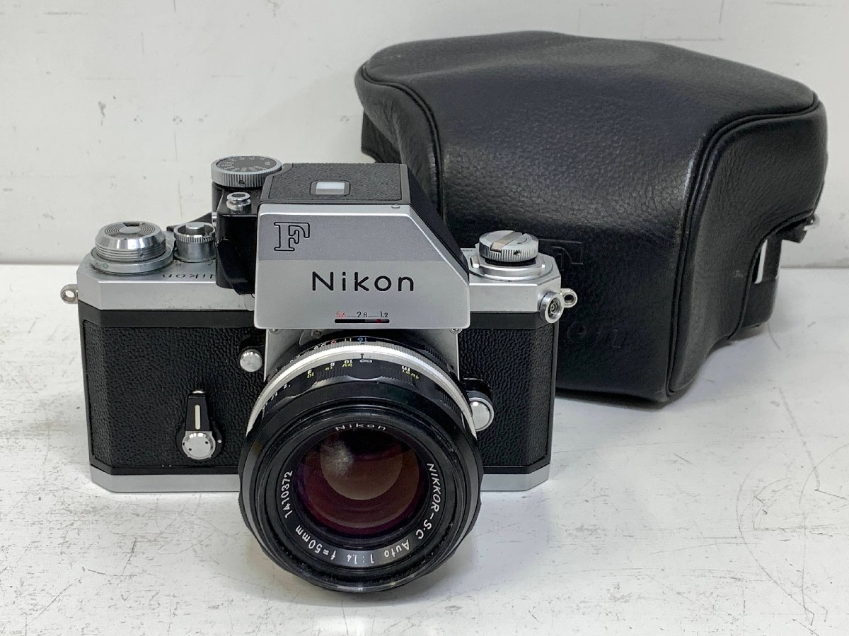 Nikon F フォトミックFTN／NIKKOR-S・C Auto 50mm F1.4＜速射ケース付き＞単焦点標準レンズ