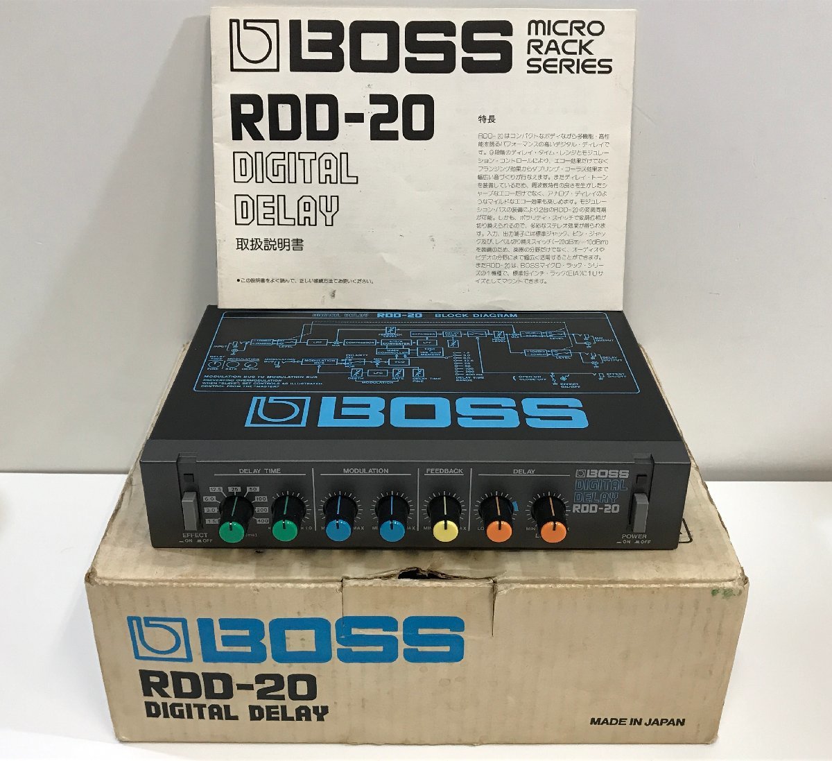 BOSS RDD-20 ハーフラックデジタルディレイ - エフェクター