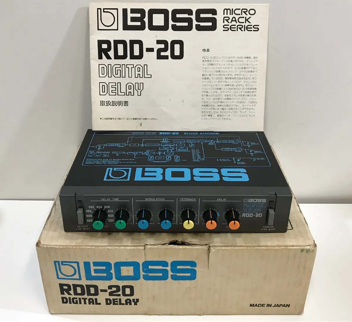 BOSS  RDD-20 デジタルディレイ　　　①