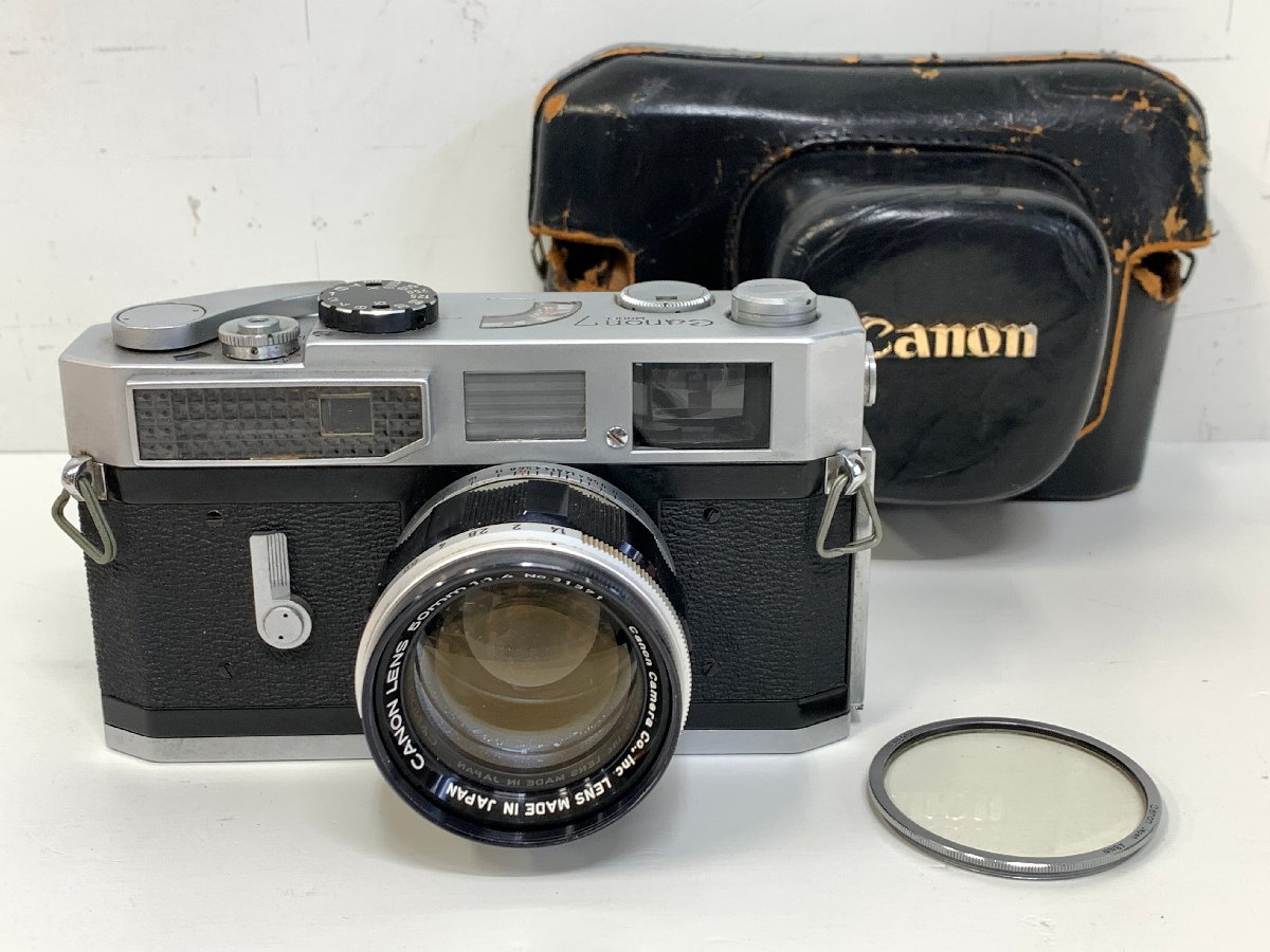 Canon MODEL 7／50mm F1.4＜速射ケース付き＞キヤノン レンジファインダーカメラ 単焦点レンズ MADE IN JAPAN