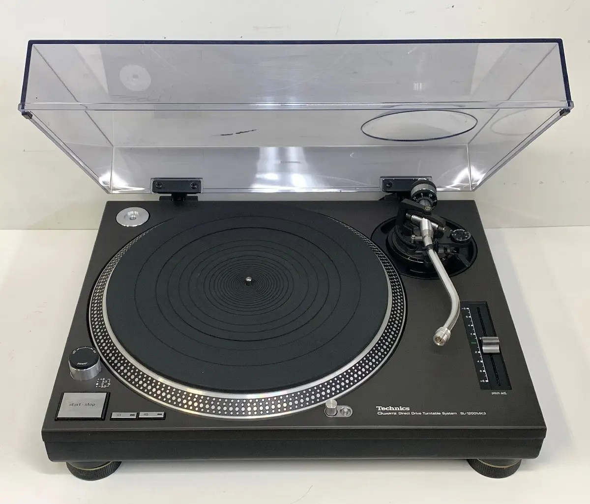 最も信頼できる Technics SL-1200 MK3D ターンテーブル レコード針付 