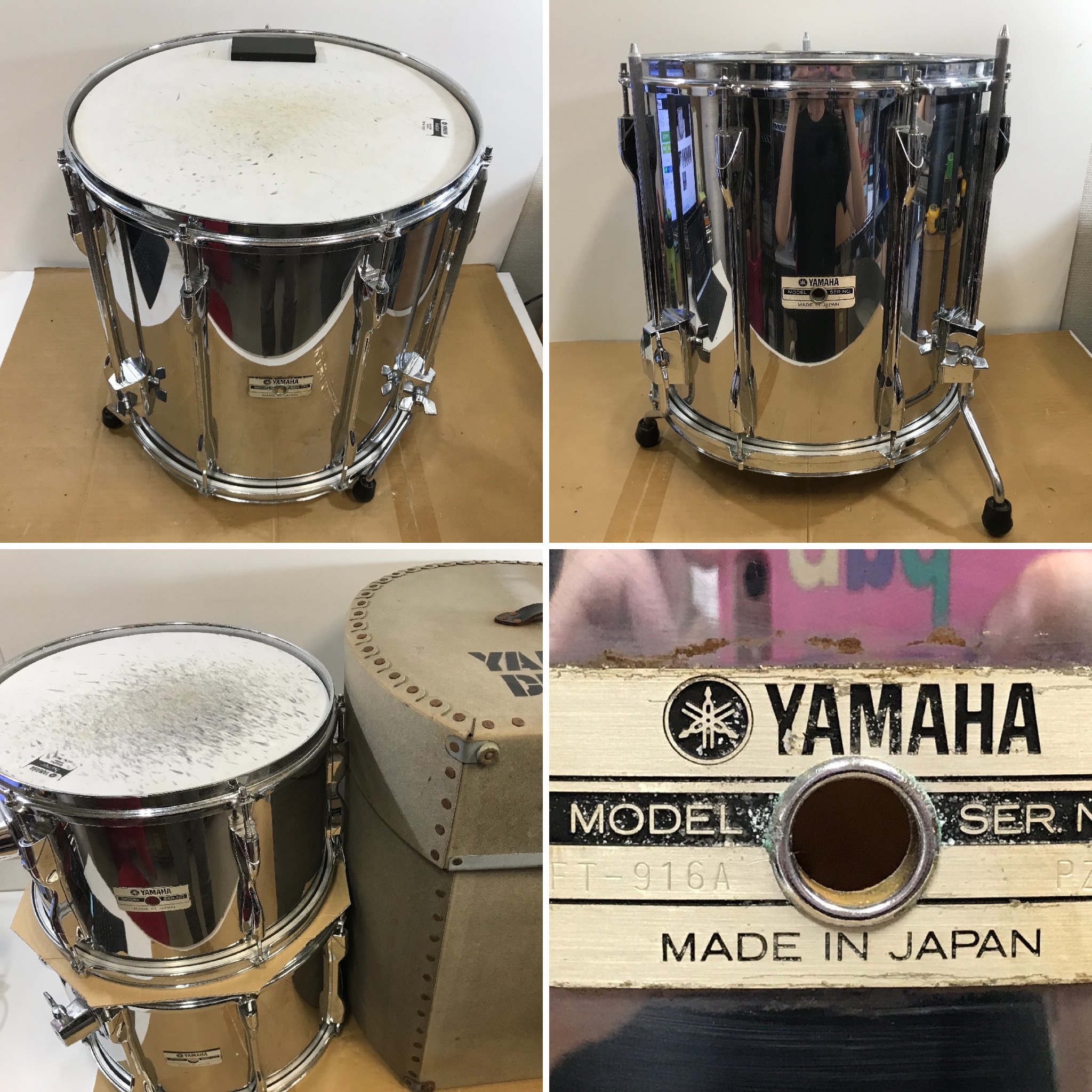 ヤマハ TT-914A/TT-913A/FT-914A/FT-916A YAMAHA タム/フロアタム MADE IN JAPAN