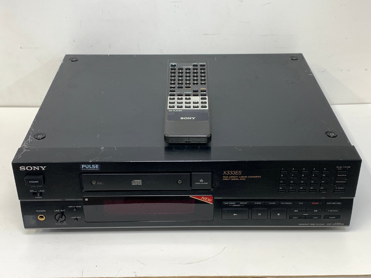 SONY CDP-X333ES リモコン付き ソニー CDプレーヤー MADE IN JAPAN