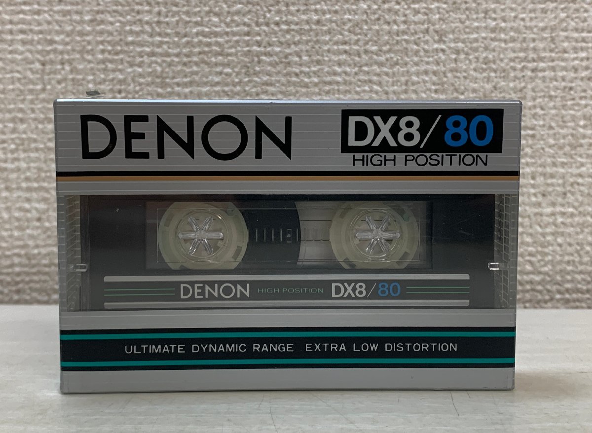 DENON DX8/80＜未開封＞ハイポジジョン カセットテープ デノン