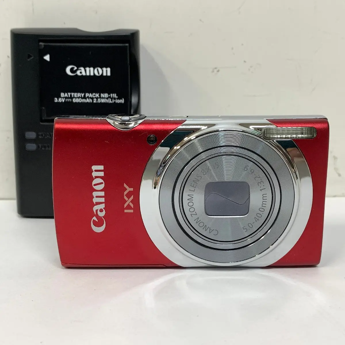 ショッピング人気商品 デジカメ Canon IXY 130 レッド デジタルカメラ ...
